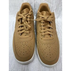 Nike Court Vision Low Khaki White Men Size 10.5 Casual Shoes Sneakers HJ4031-200